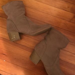 White Mountain Suede Booties